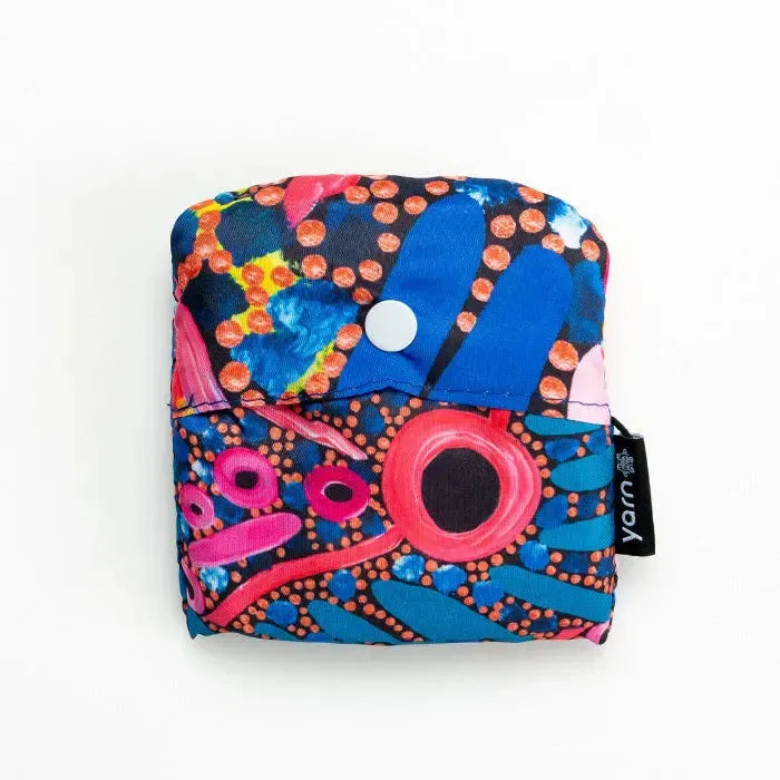 Yuka Bright rPET Reusable Fold-Up Shopping Bag