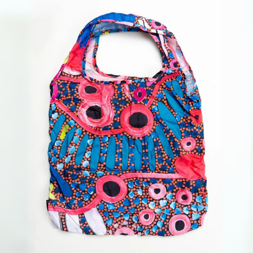 Yuka Bright rPET Reusable Fold-Up Shopping Bag