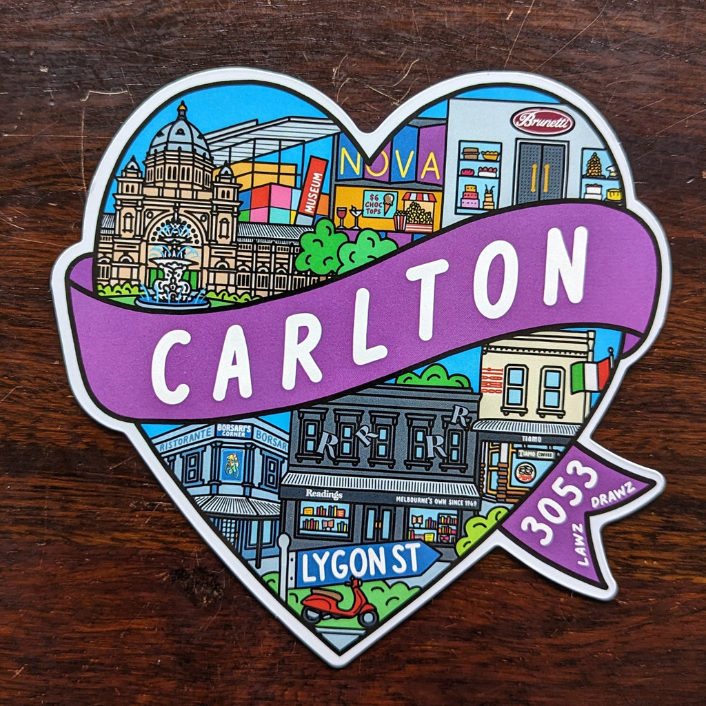 Carlton Heart Magnet