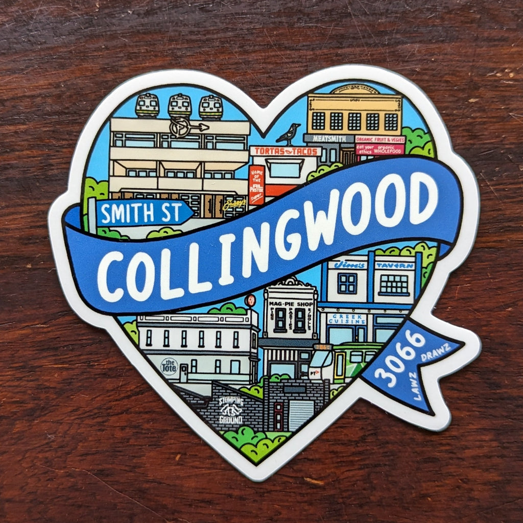 Colingwood Heart Sticker
