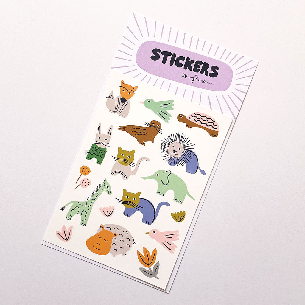 Sticker Sheet Animals