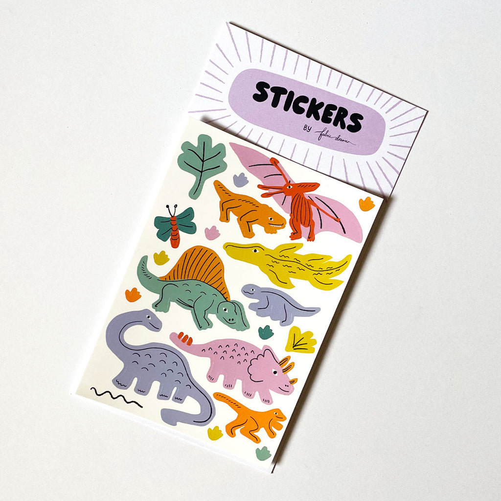 Sticker Sheet Dinosaurs