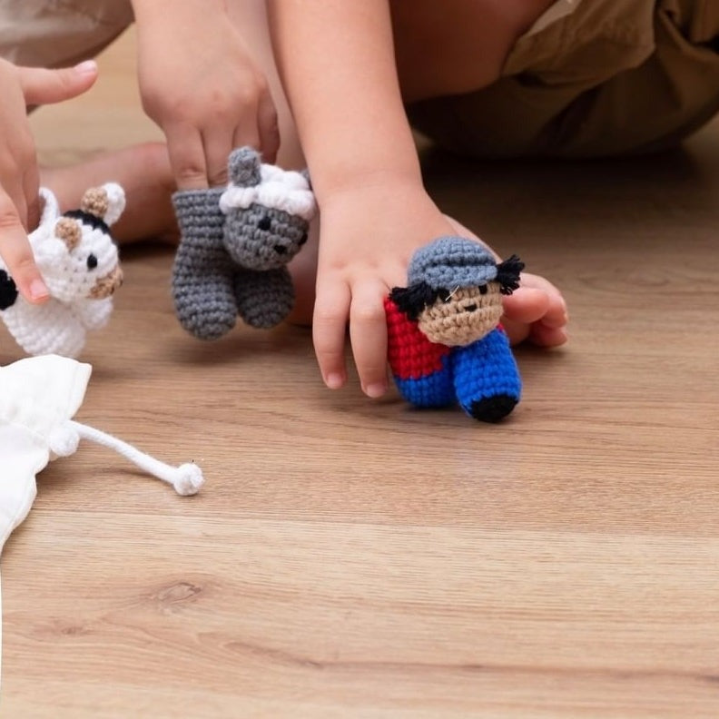 Walking Finger Puppets – Farm Friends Set