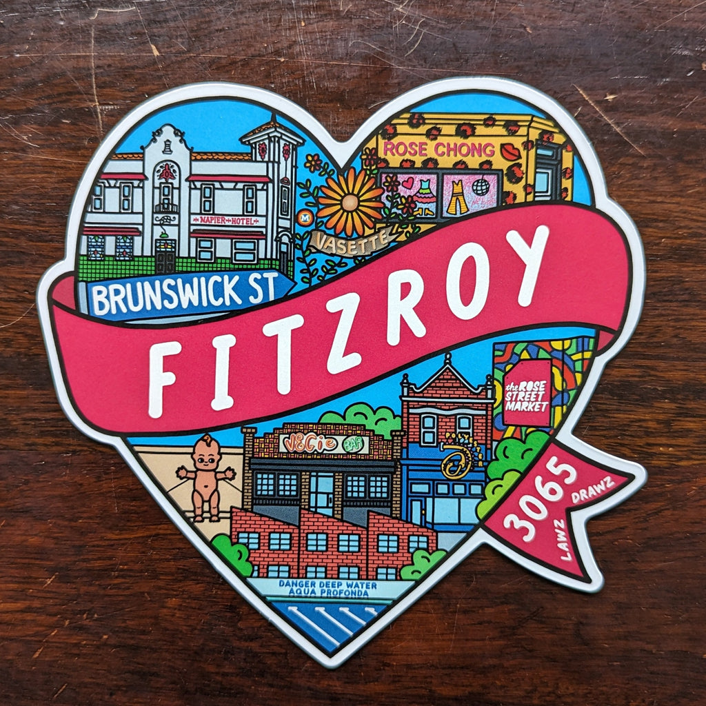 Fitzroy Heart Magnet