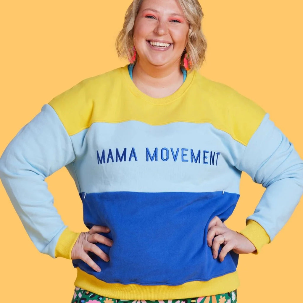 Mama Movement Nursing Sweatshirt - Yellow