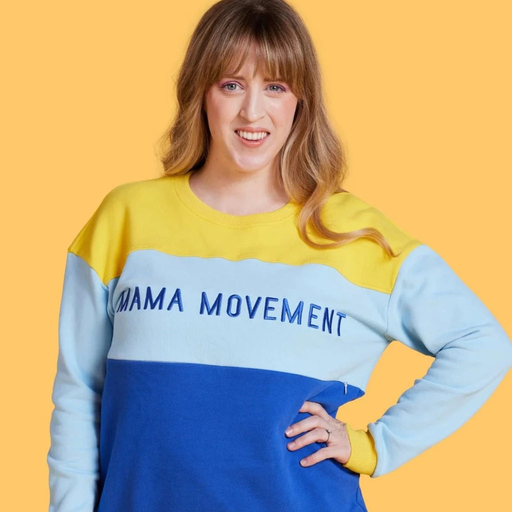 Mama Movement Nursing Sweatshirt - Yellow