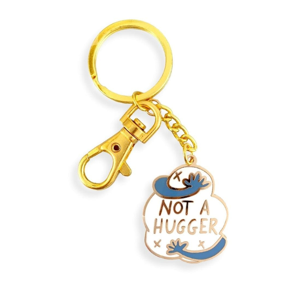 Not A Hugger Keychain