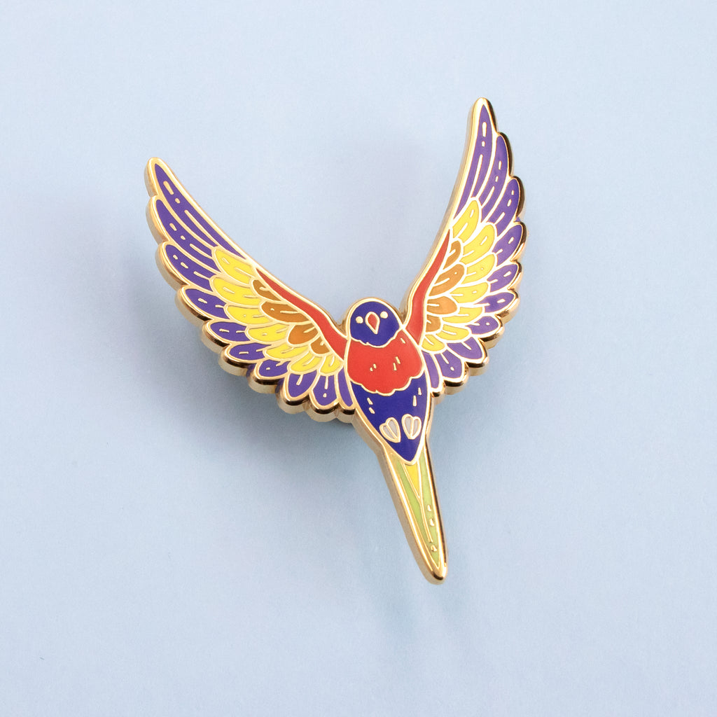 Rainbow Lorikeet Enamel Pin