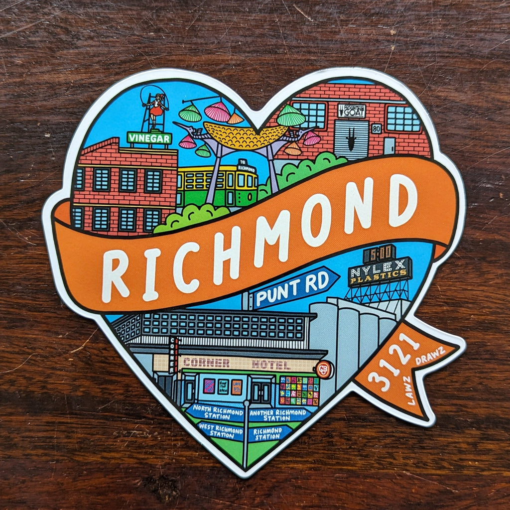 Richmond Heart Magnet