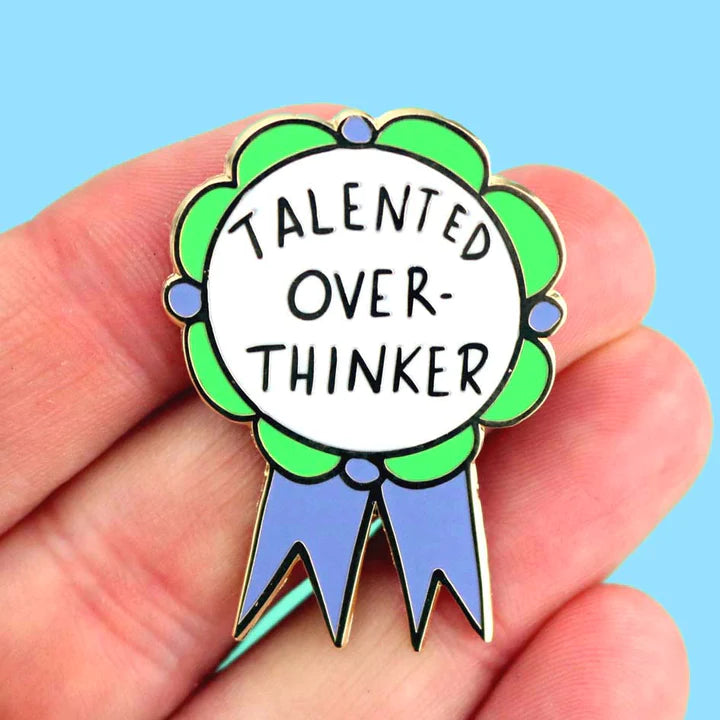 Talented Over-Thinker Lapel Pin