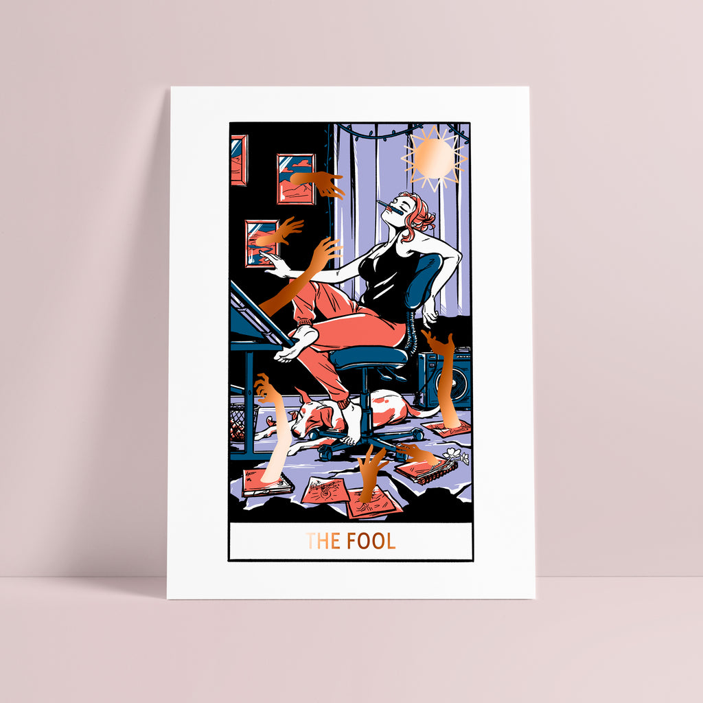 The Fool Tarot Art Print