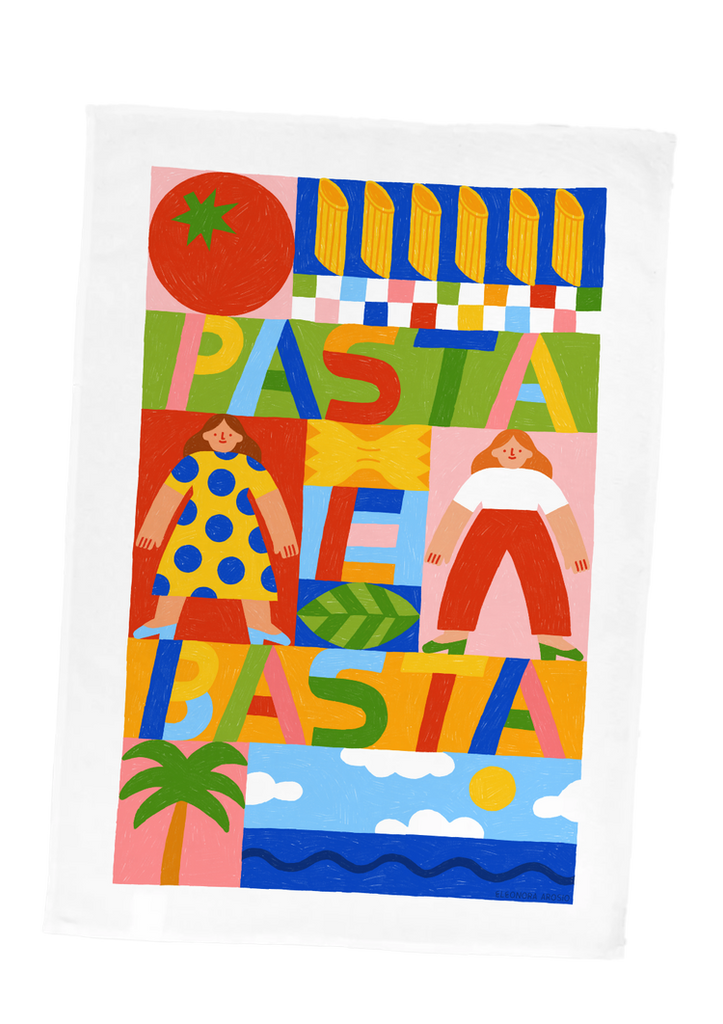 Pasta e Basta - Tea Towel