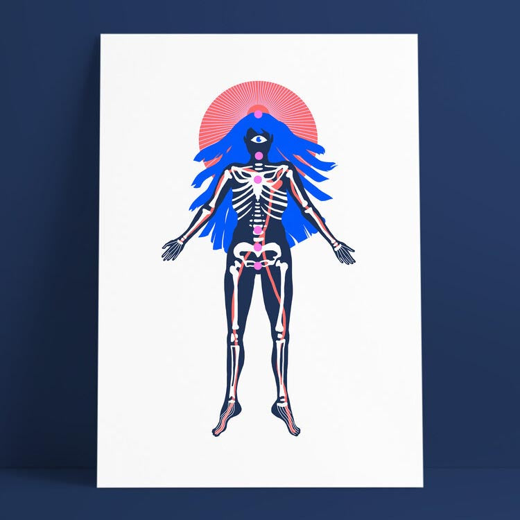 Savasana - Corpse Art Print