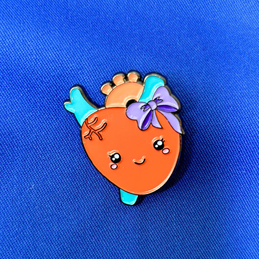 Aortina the Heart Pin