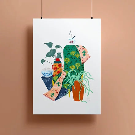 Peace of Rice Giclee Print - A4