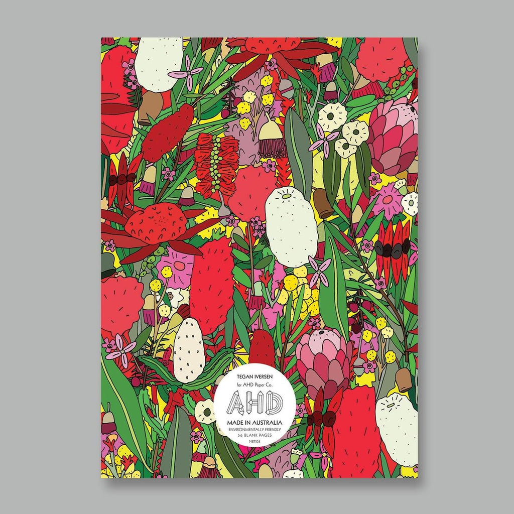 Aussie Flowers Notebook