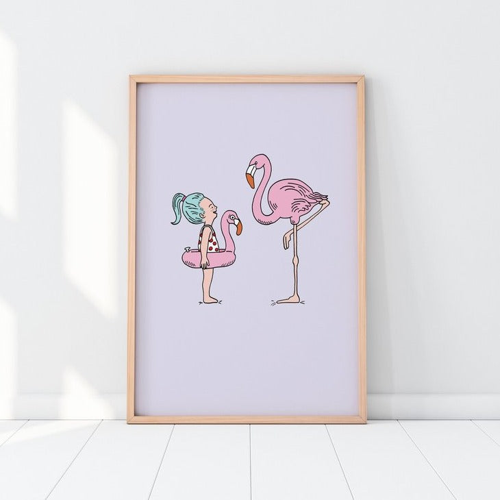 Flamingo - A3 Art Print