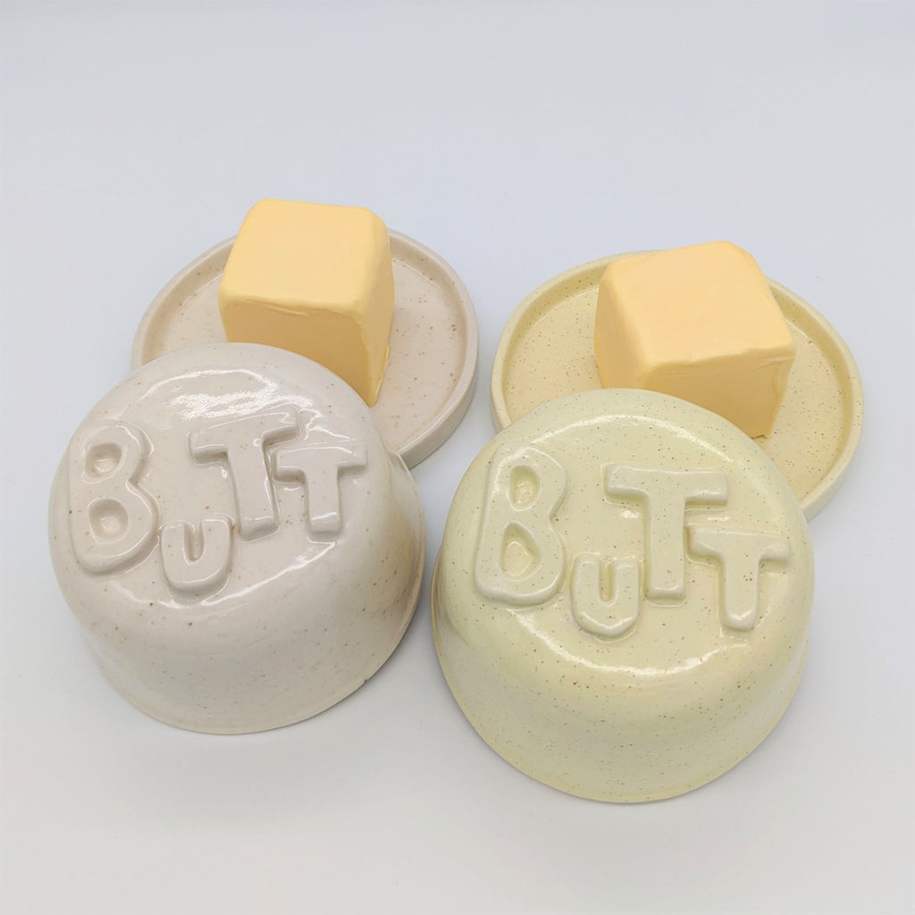 BUTT Butter Dish - Yellow