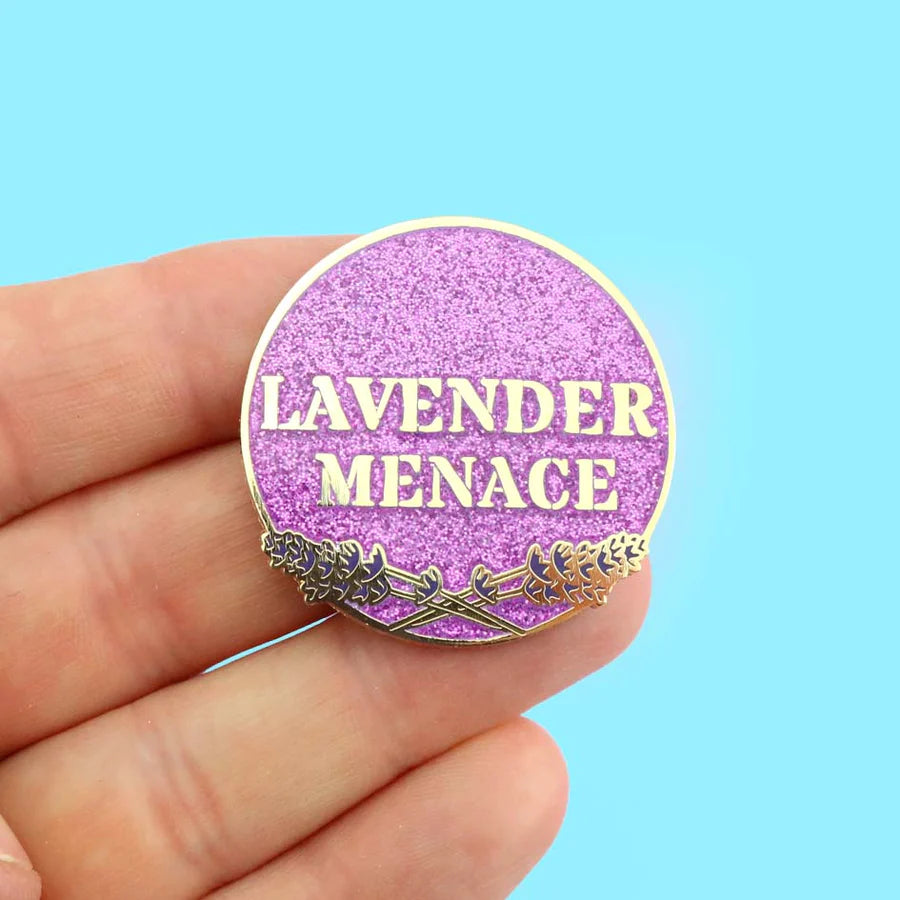 Lavender Menace Enamel Pin