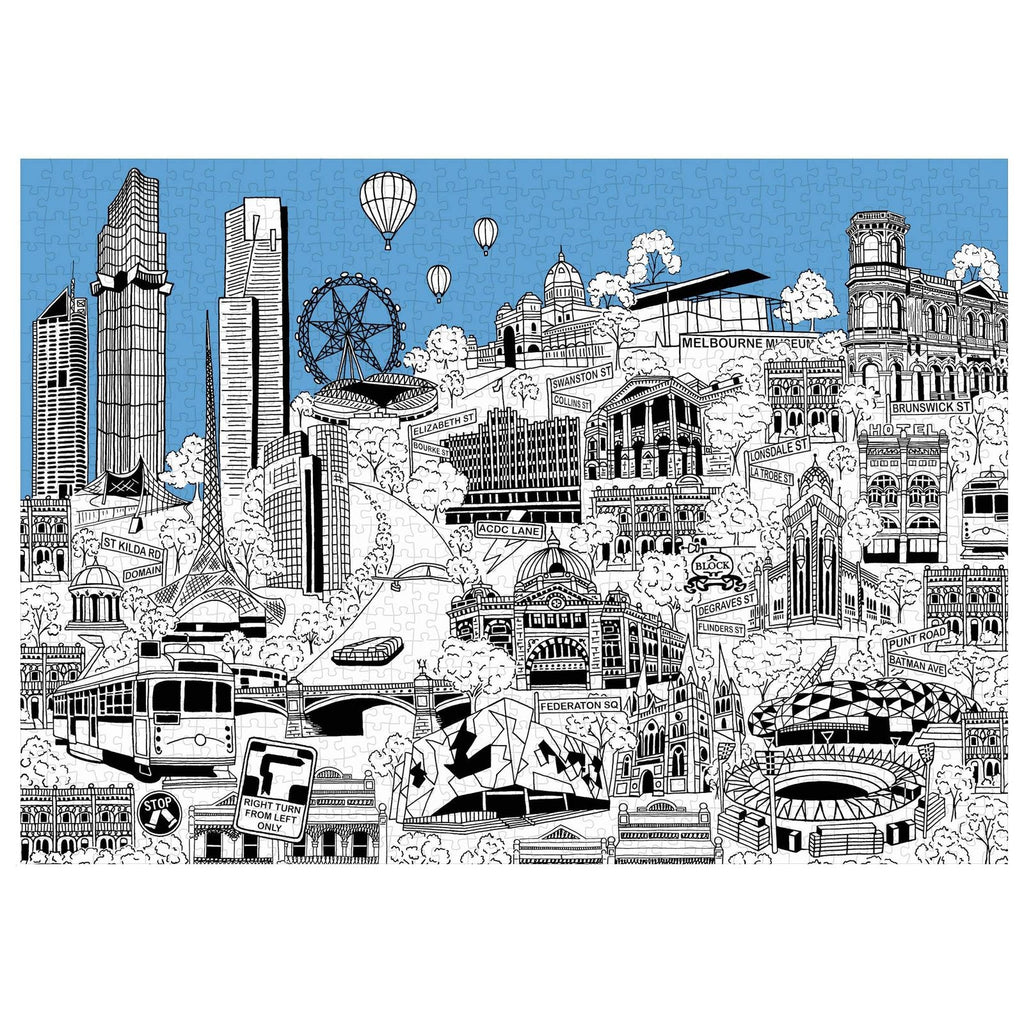 Melbourne City 1000 piece Puzzle