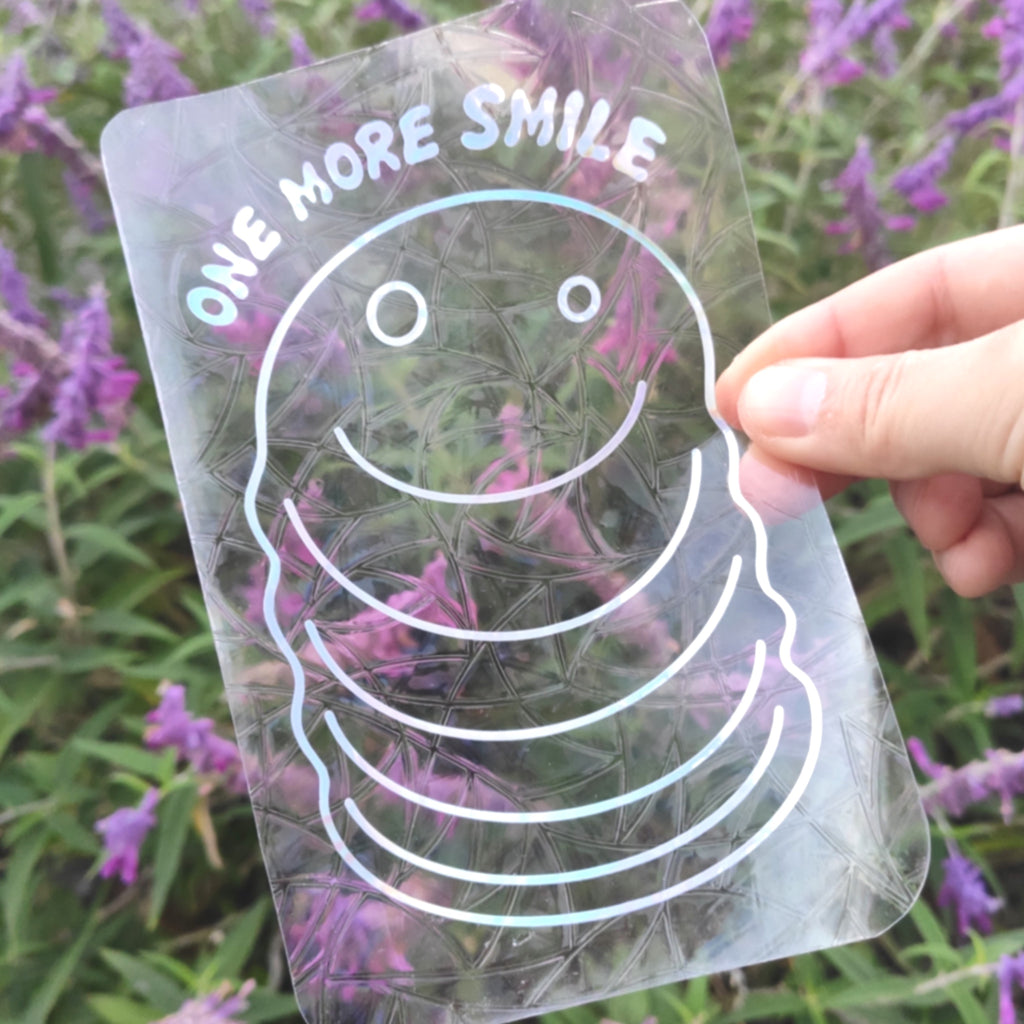 One More Smile Suncatcher Decal