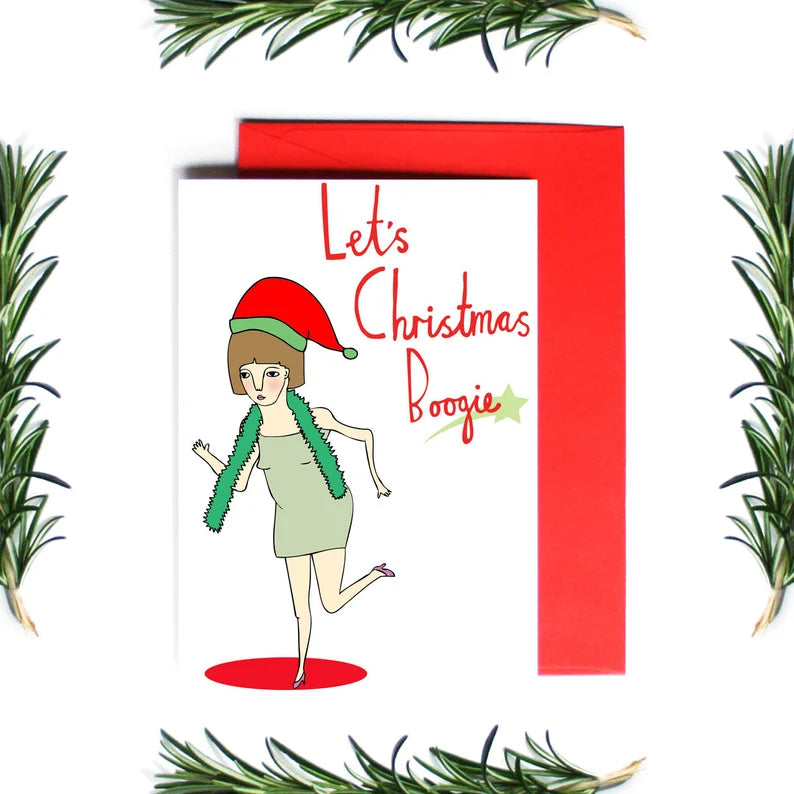 Christmas Card - Let's Christmas Boogie