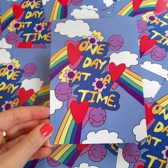One Day At A Time Postcard