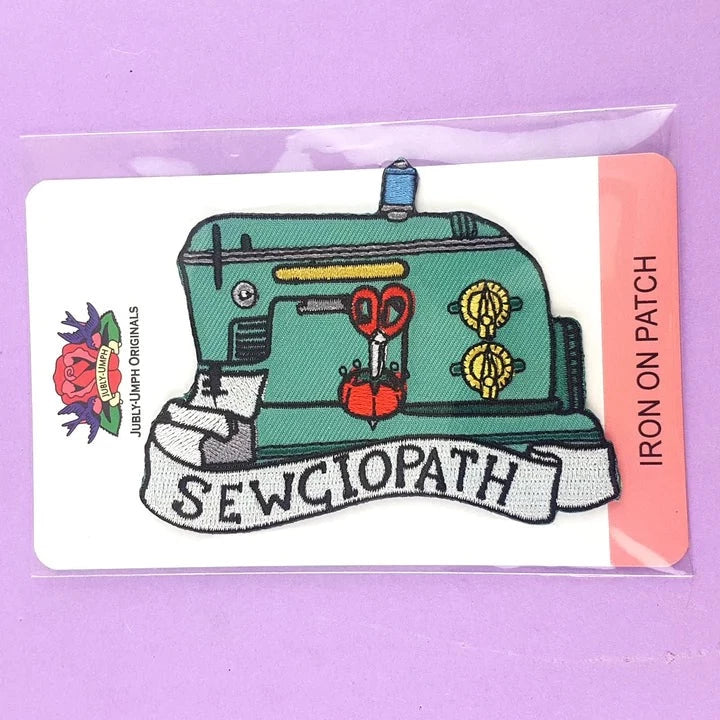 Sewciopath Embroidered Patch