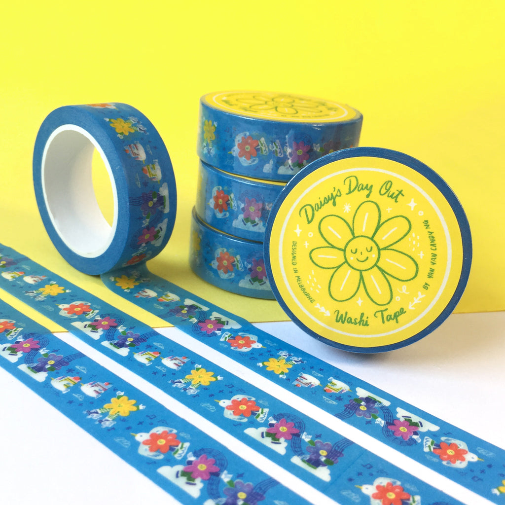 Daisy's Day Out Washi Tape 15mm